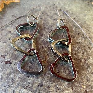 Petite Cascading Triangles Earrings